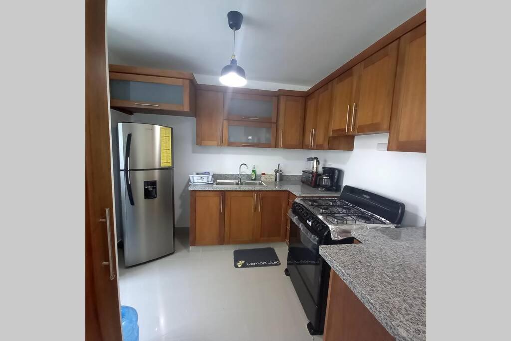 Confortable Apartamento De 3 Tres Habitaciones, Con Hermosa Vista De Area Verde, Ademas De Piscinas Y Juegos Infantiles En Area Recreativa Santiago De Los Caballeros Exteriér fotografie