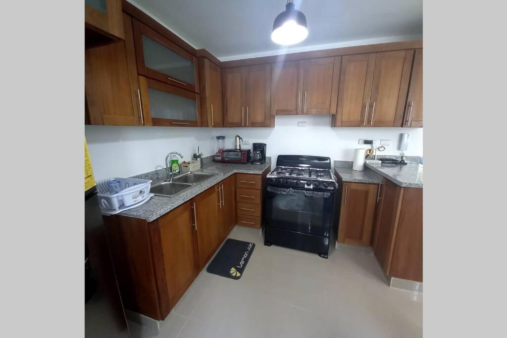 Confortable Apartamento De 3 Tres Habitaciones, Con Hermosa Vista De Area Verde, Ademas De Piscinas Y Juegos Infantiles En Area Recreativa Santiago De Los Caballeros Exteriér fotografie